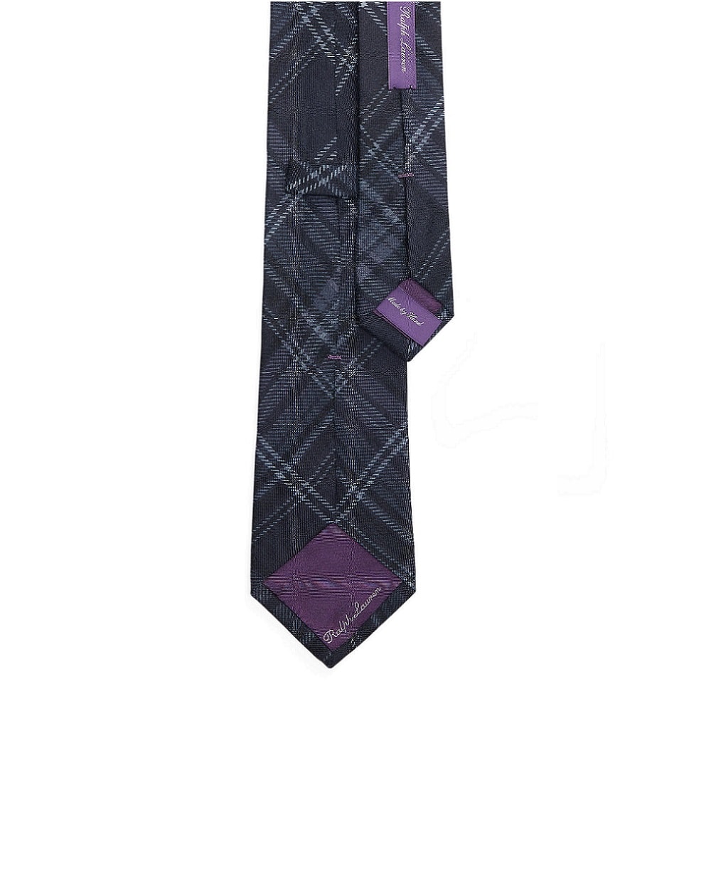 Галстук из кашемира и шелка Ralph Lauren Purple Label 791977020002, синий цвет • Купить в интернет-магазине Kameron