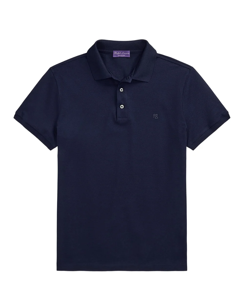 Поло из пике Ralph Lauren Purple Label 790877021009, темно-синий цвет • Купить в интернет-магазине Kameron