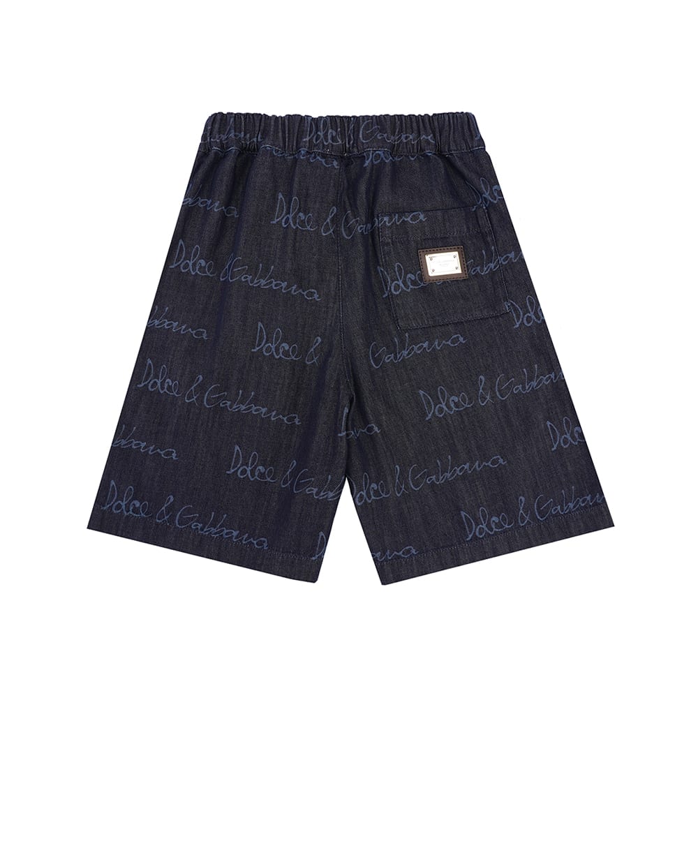 Детские шорты Dolce&Gabbana Kids L43Q59-LDC87-S, темно-синий цвет • Купить в интернет-магазине Kameron