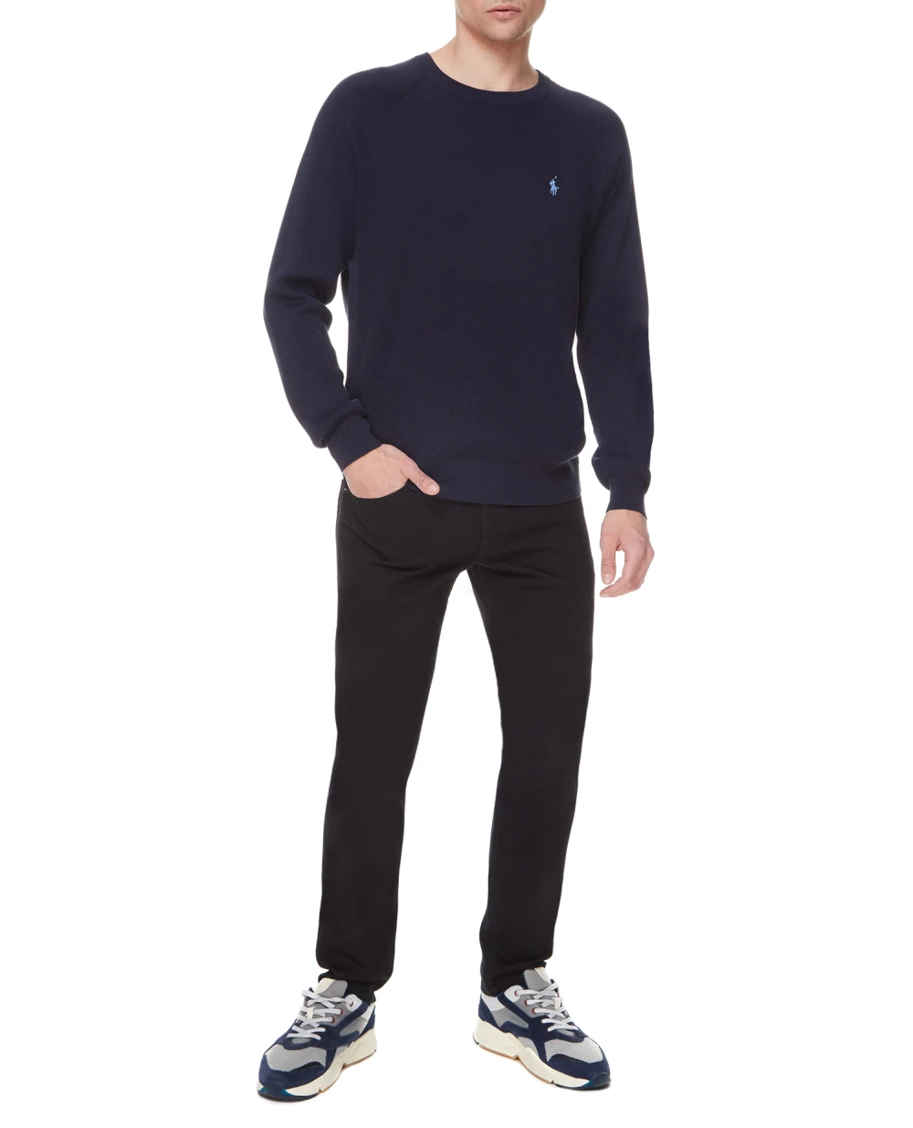 Джемпер Polo Ralph Lauren 710857753001, синий цвет • Купить в интернет-магазине Kameron