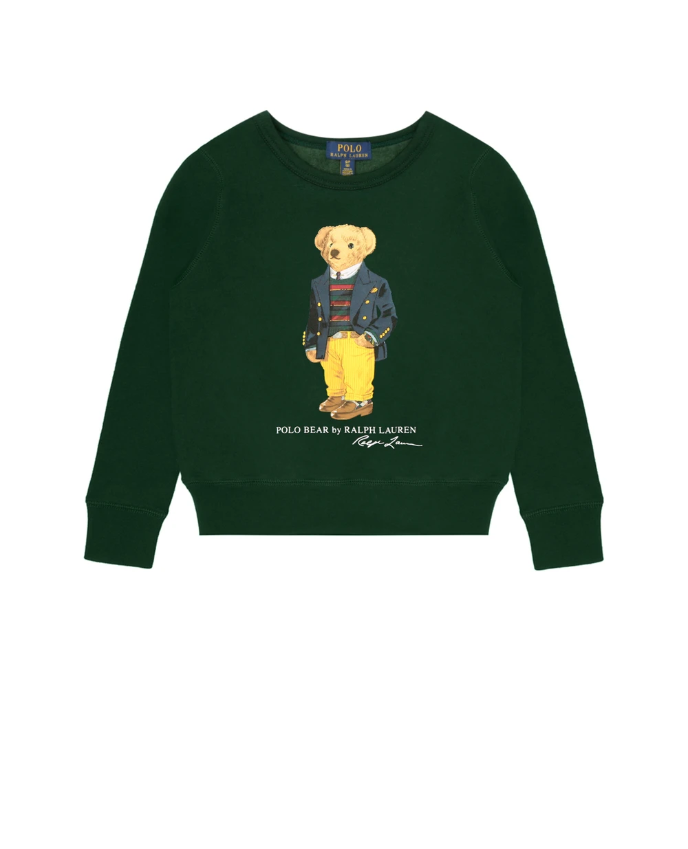 Свитшот Polo Ralph Lauren Kids 321853796004, зеленый цвет • Купить в интернет-магазине Kameron