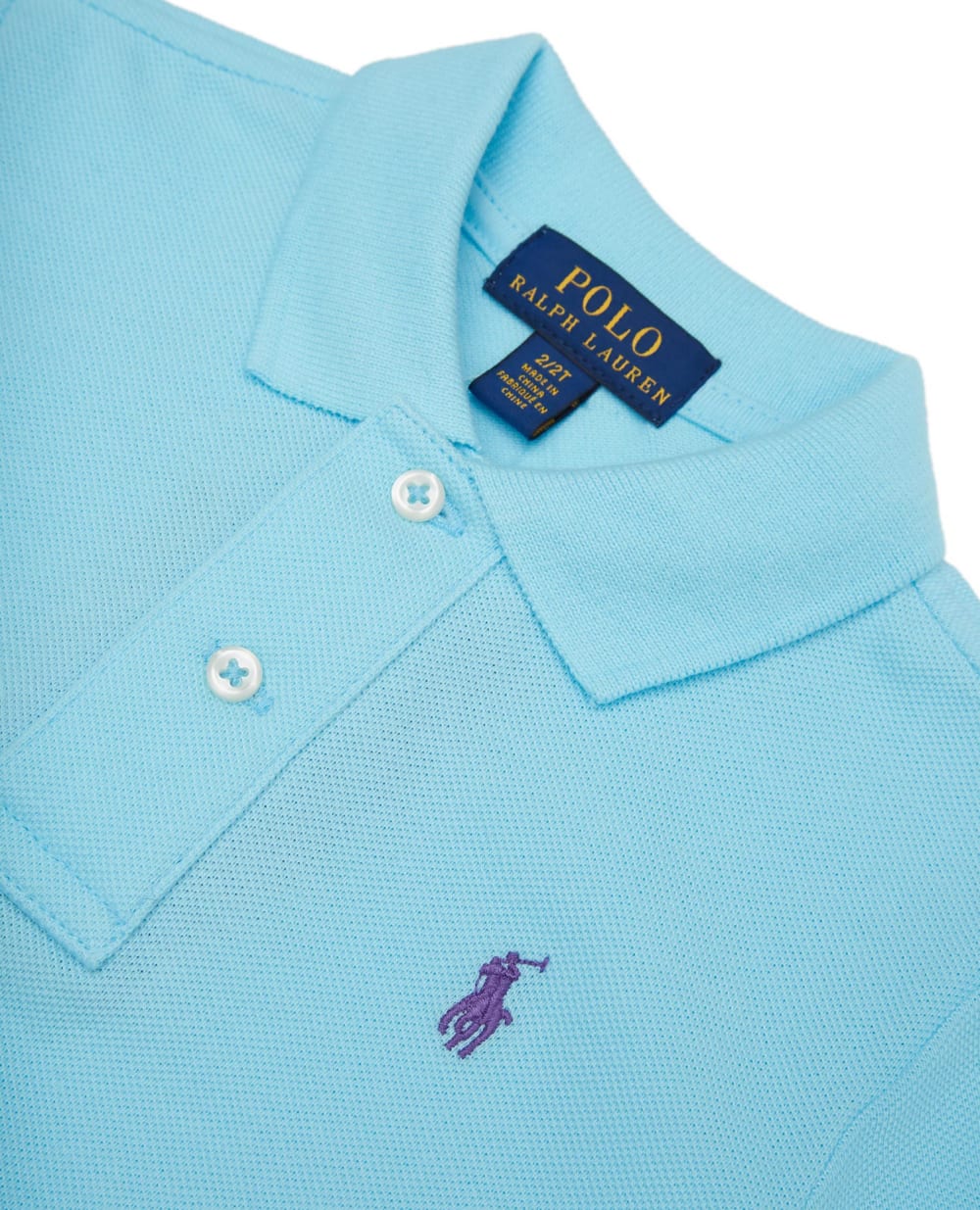 Поло Polo Ralph Lauren Kids 321703632019, голубой цвет • Купить в интернет-магазине Kameron