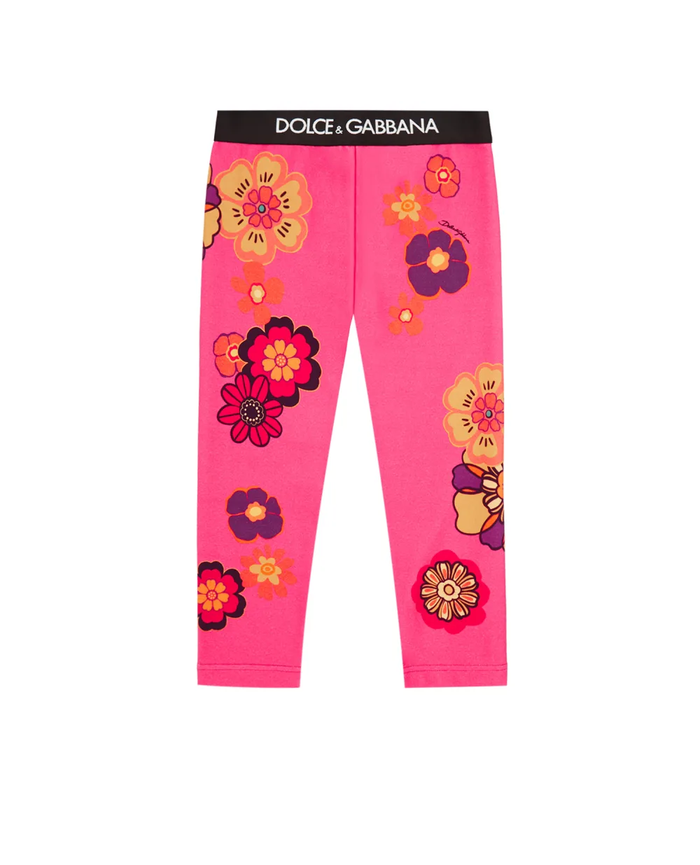 Леггинсы Dolce&Gabbana Kids L5JP5B-G7BJM-S, розовый цвет • Купить в интернет-магазине Kameron