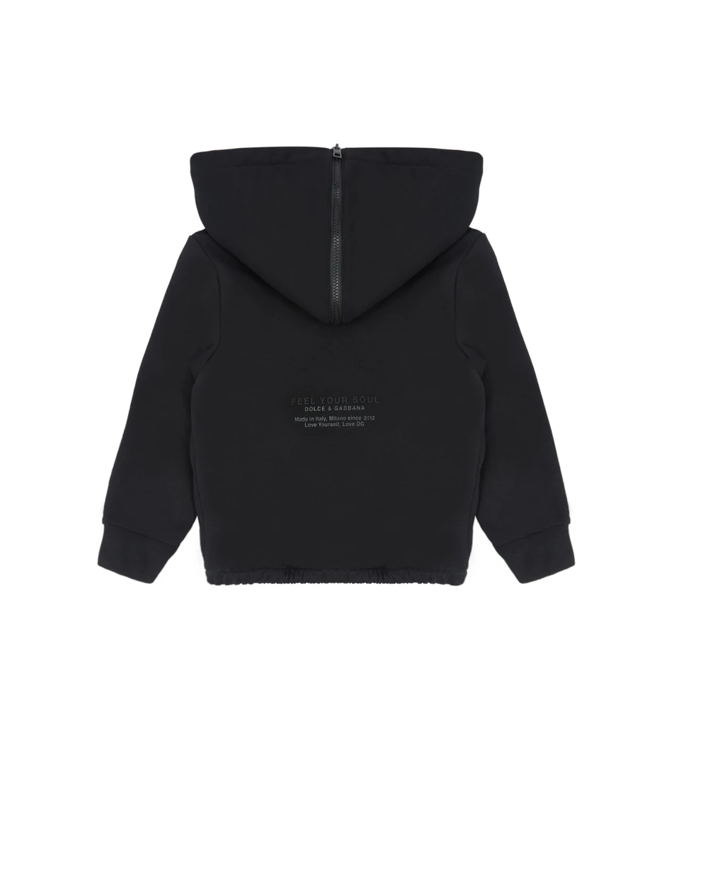 Худи Dolce&Gabbana Kids L4JWAA-G7YGW-B, черный цвет • Купить в интернет-магазине Kameron