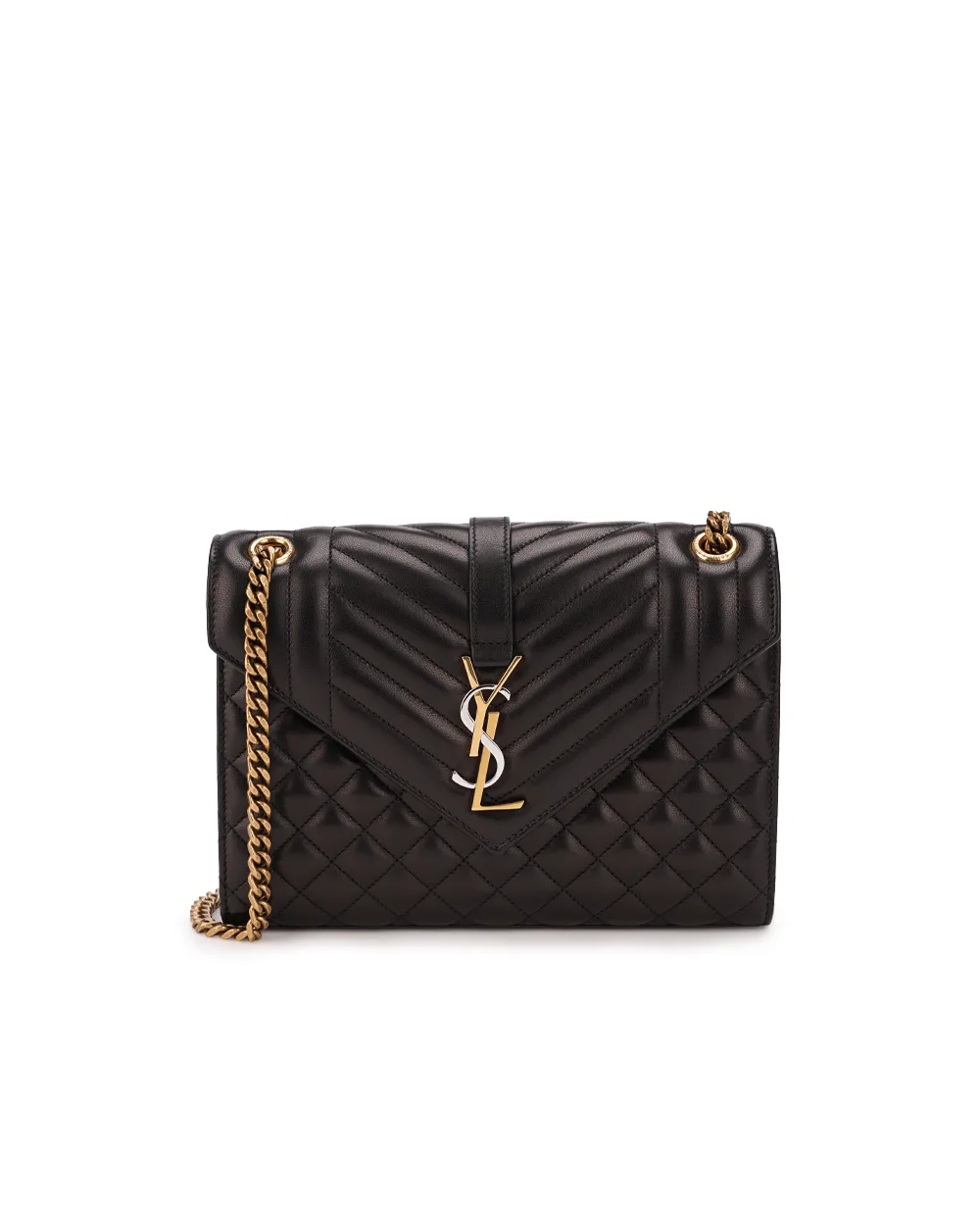 Кожаная сумка Medium Saint Laurent 600185-AABZO, черный цвет • Купить в интернет-магазине Kameron