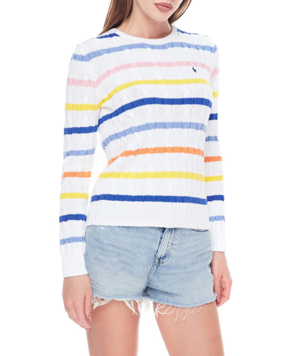 Джемпер Polo Ralph Lauren 211904647001, белый цвет • Купить в интернет-магазине Kameron