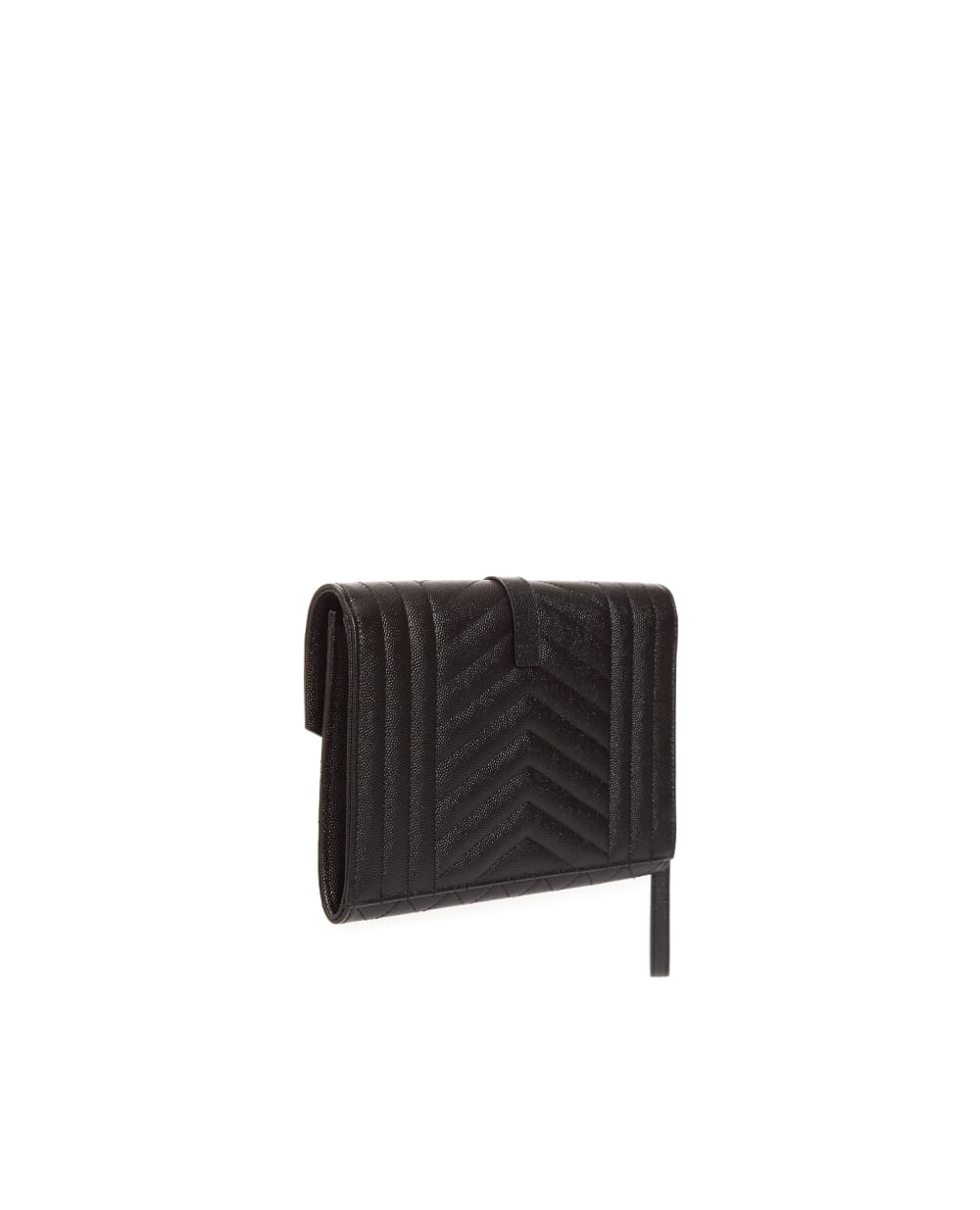 Кожаный клатч Monogram Saint Laurent 651030-BOW91, черный цвет • Купить в интернет-магазине Kameron