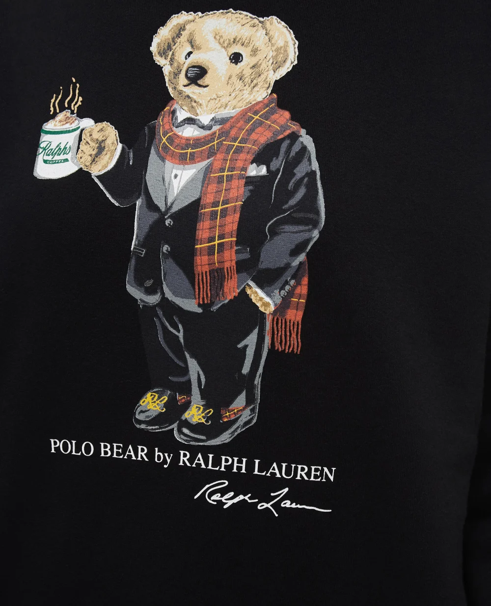 Свитшот Polo Ralph Lauren 211823689001, черный цвет • Купить в интернет-магазине Kameron