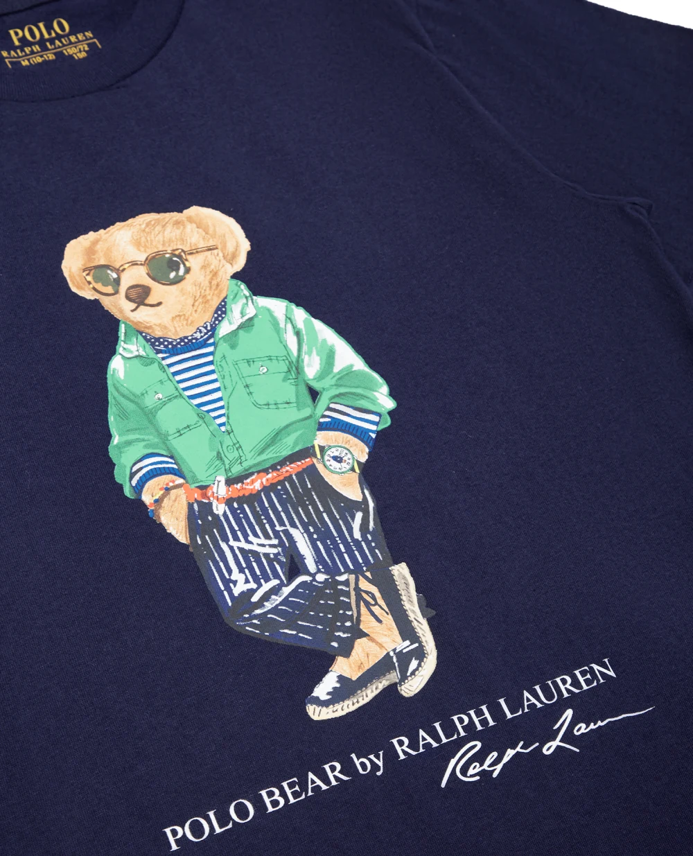 Детская футболка Polo Bear Polo Ralph Lauren Kids 322865681002, синий цвет • Купить в интернет-магазине Kameron