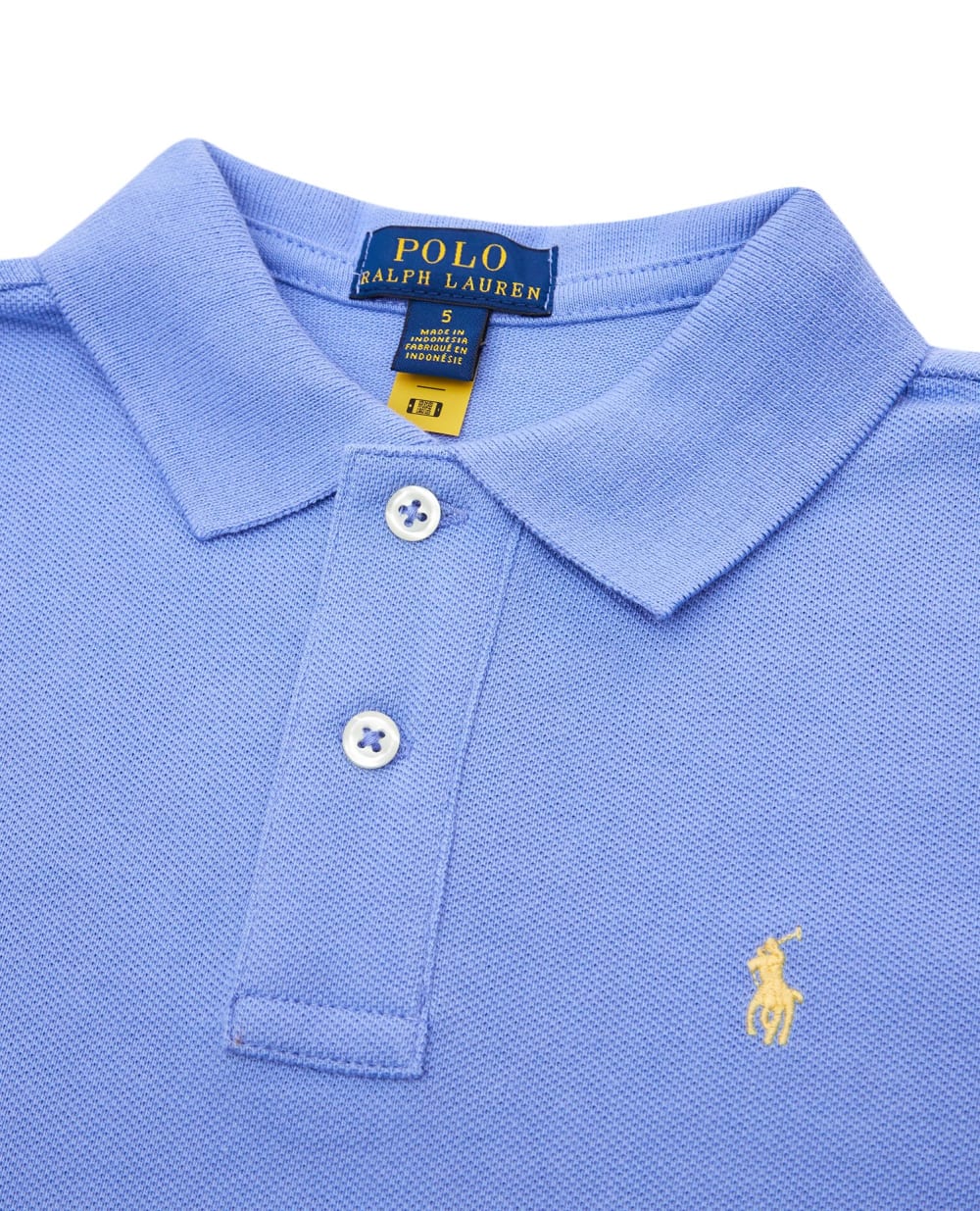 Детское поло Polo Ralph Lauren Kids 322703632145, голубой цвет • Купить в интернет-магазине Kameron