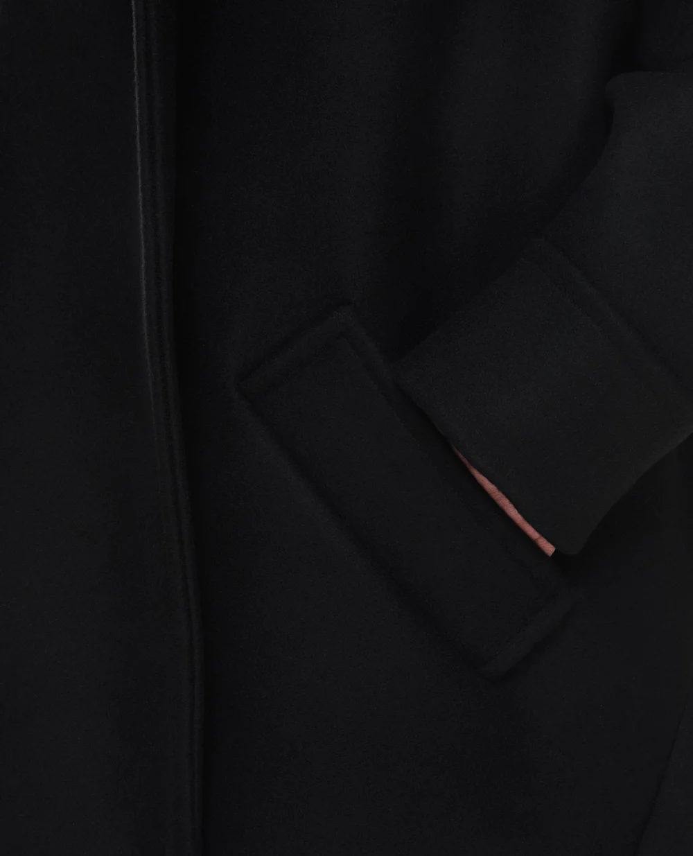 Шерстяное пальто Saint Laurent 707010-Y080W, черный цвет • Купить в интернет-магазине Kameron