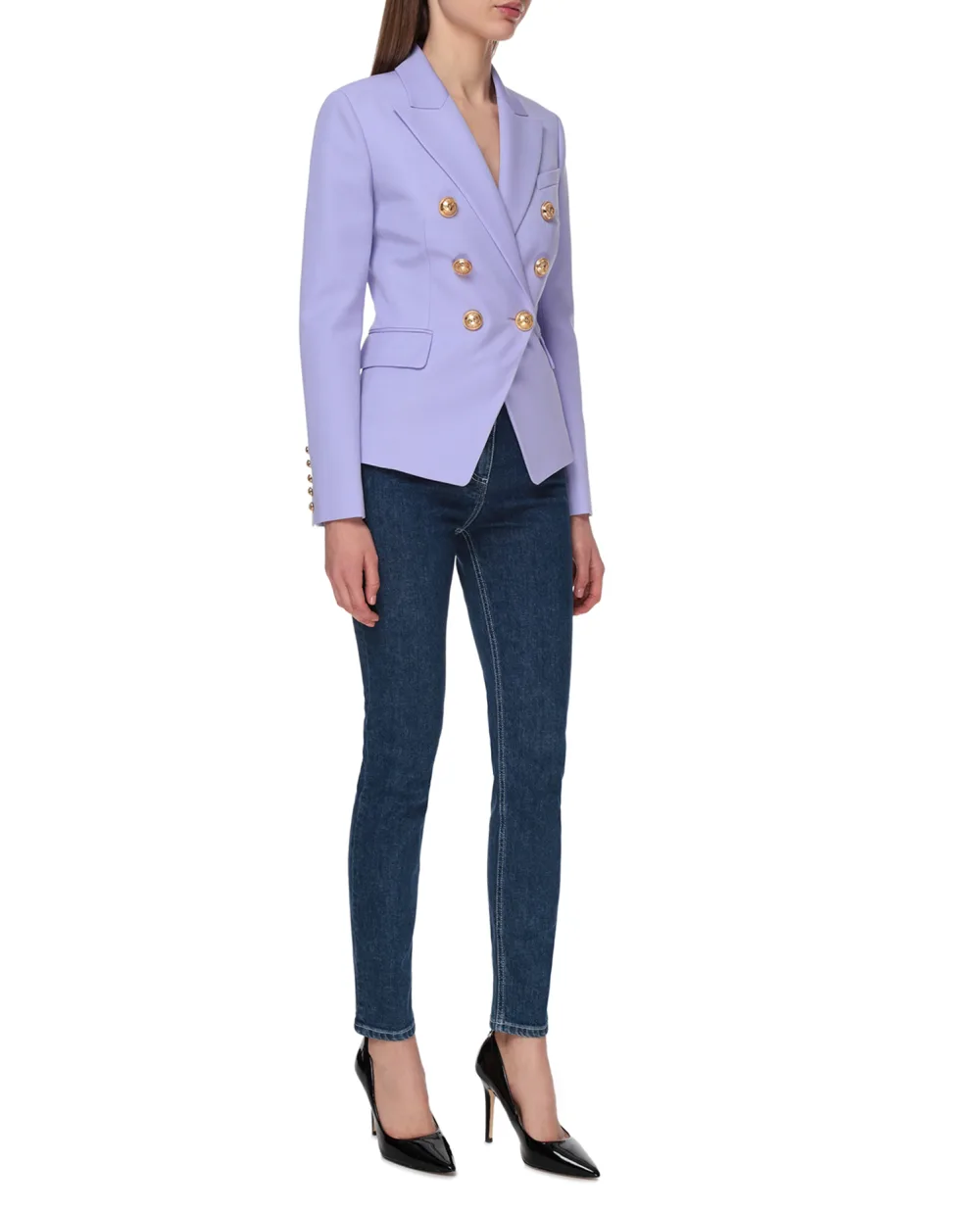 Жакет Balmain VF17110167L, сиреневый цвет • Купить в интернет-магазине Kameron