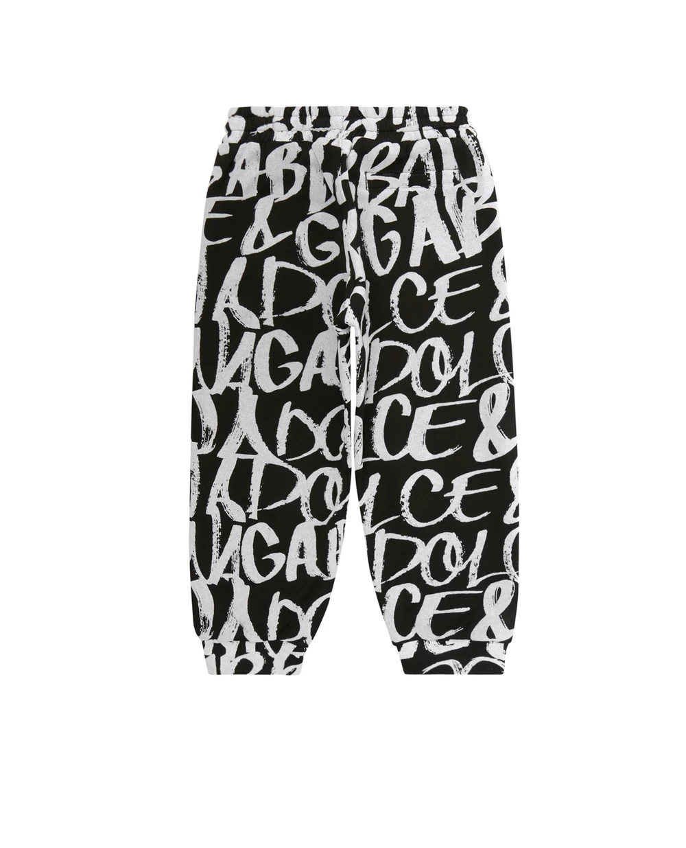 Детские спортивные брюки Dolce&Gabbana Kids L4JPCX-G7BFO-B, черный цвет • Купить в интернет-магазине Kameron