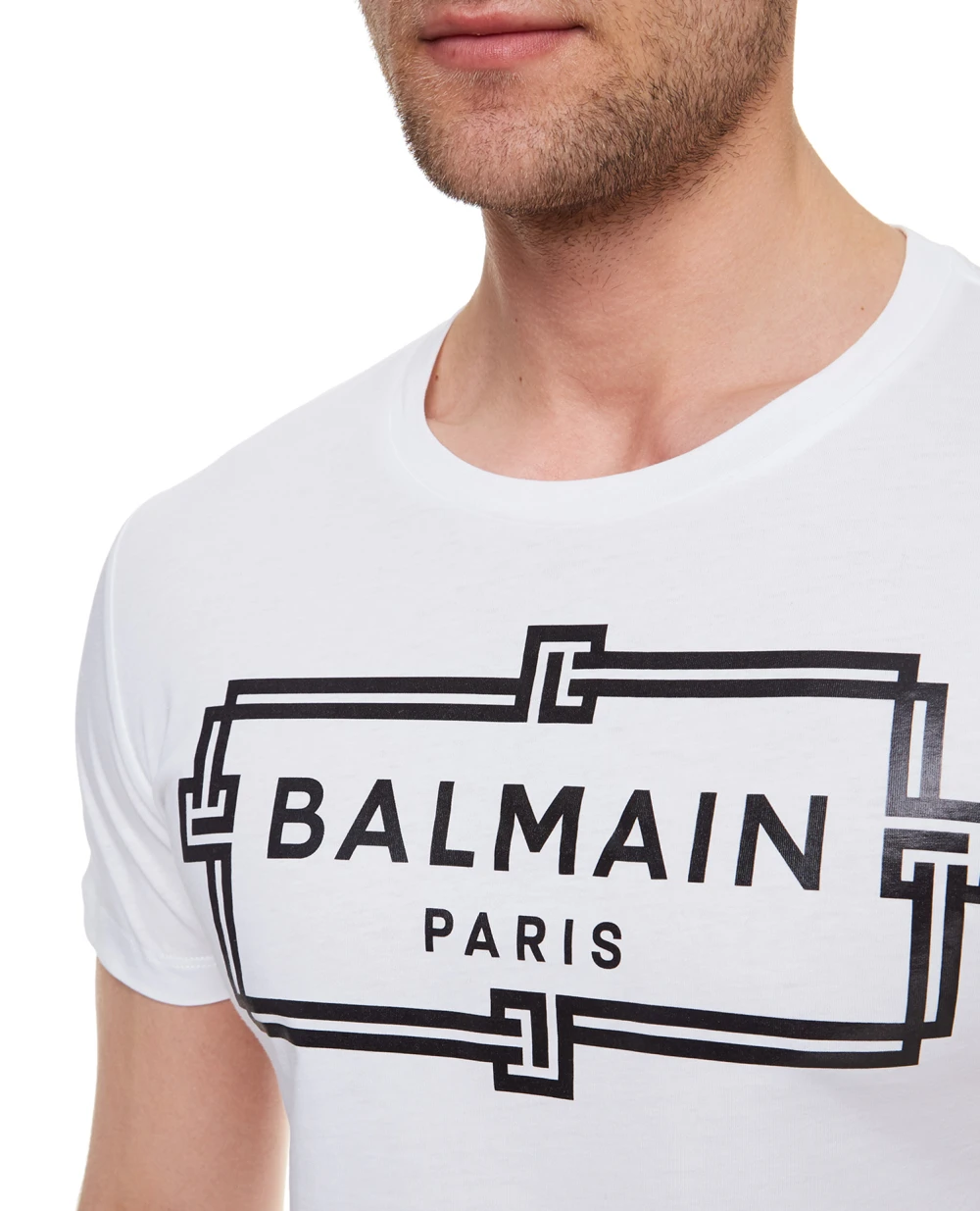 Футболка Balmain VH0EF000G065, белый цвет • Купить в интернет-магазине Kameron