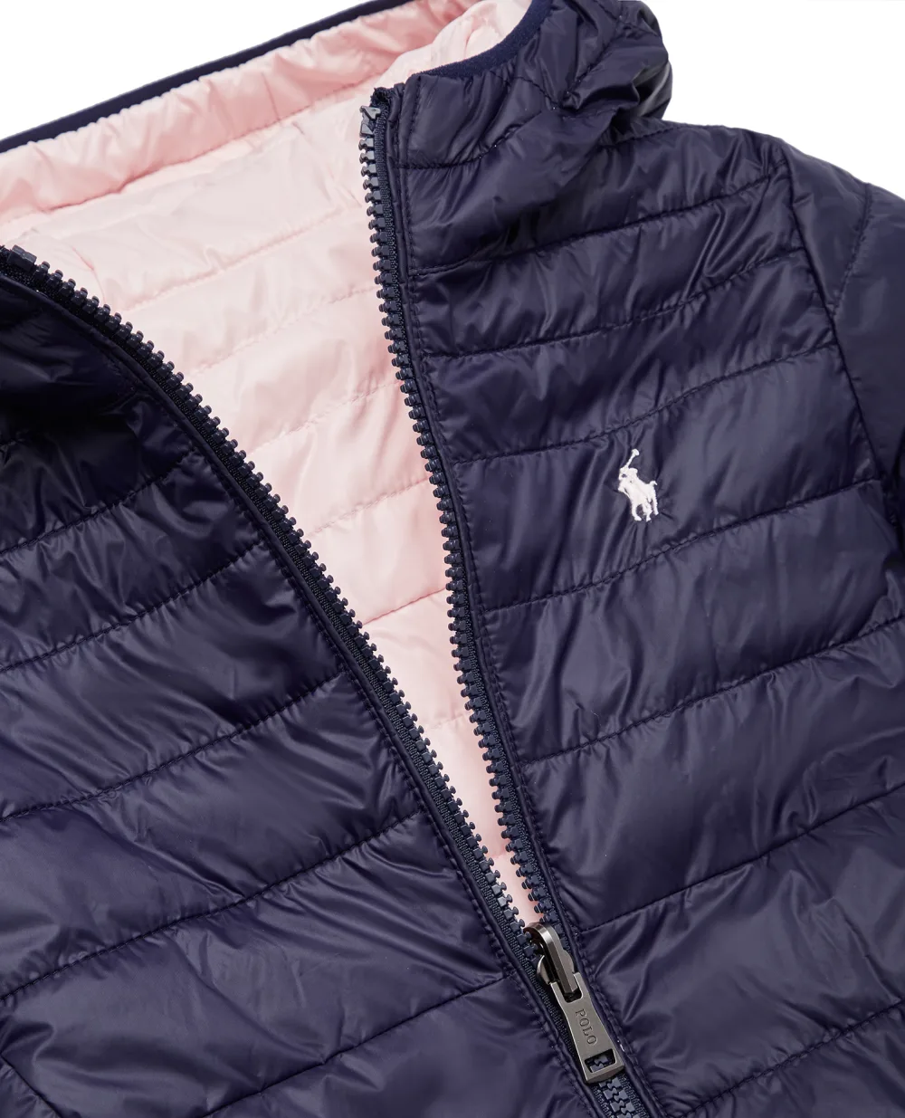 Детская куртка Polo Ralph Lauren Kids 313859631001, розовый цвет • Купить в интернет-магазине Kameron
