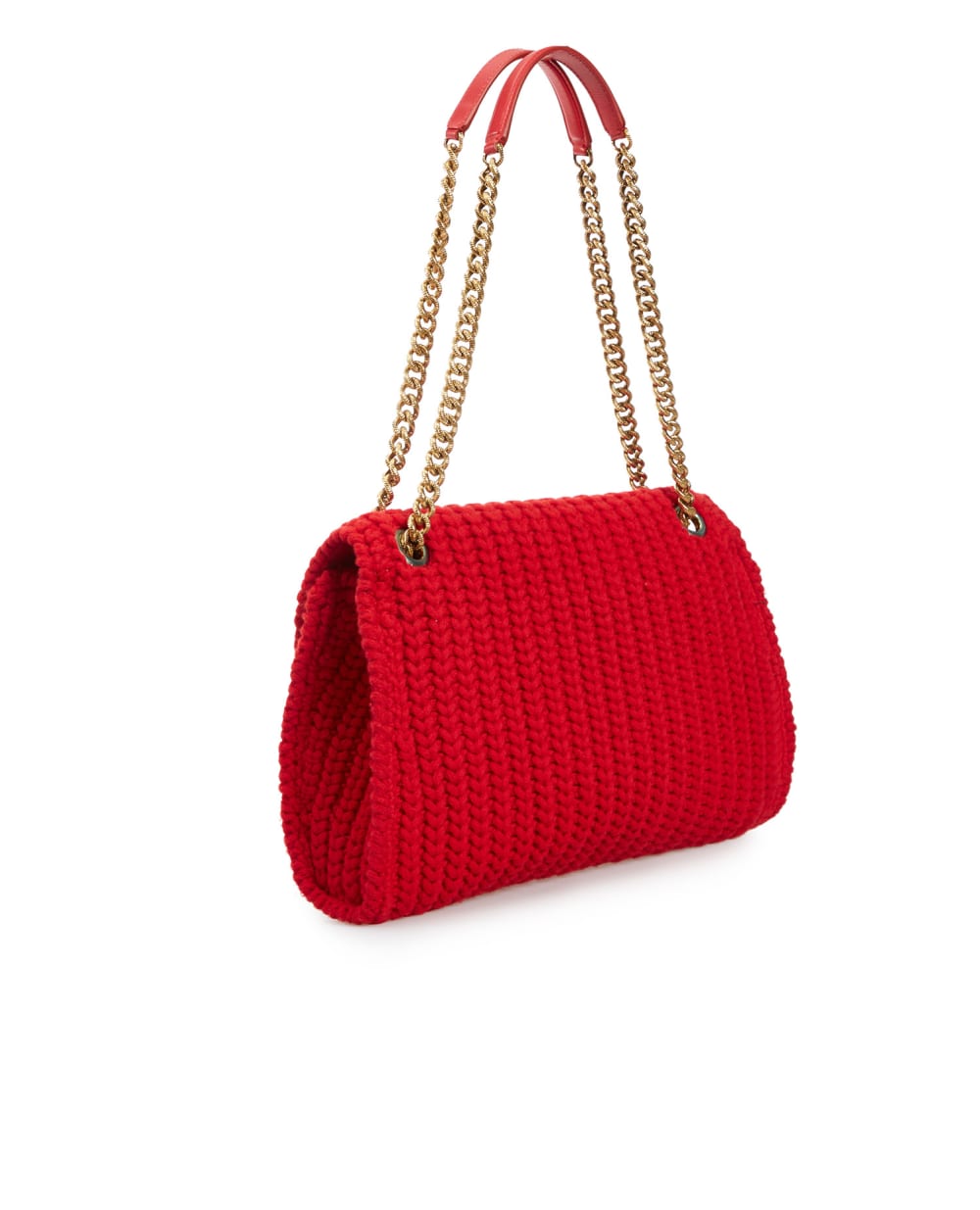 Шерстяная сумка Devotion Dolce&Gabbana BB6949-AQ144, красный цвет • Купить в интернет-магазине Kameron