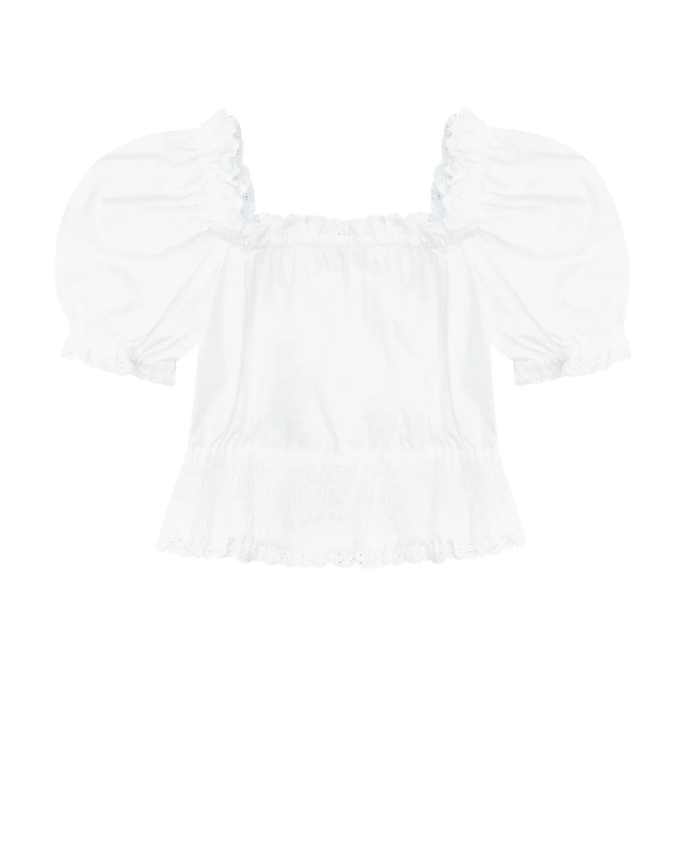 Топ Dolce&Gabbana Kids L55S53-FU5UB-B, белый цвет • Купить в интернет-магазине Kameron