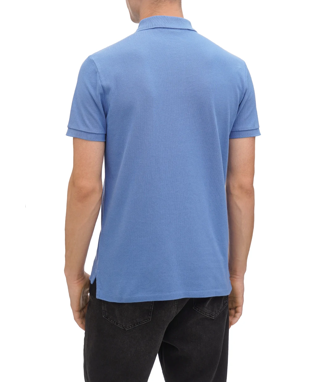 Поло Mesh Polo Ralph Lauren 710680784325, голубой цвет • Купить в интернет-магазине Kameron