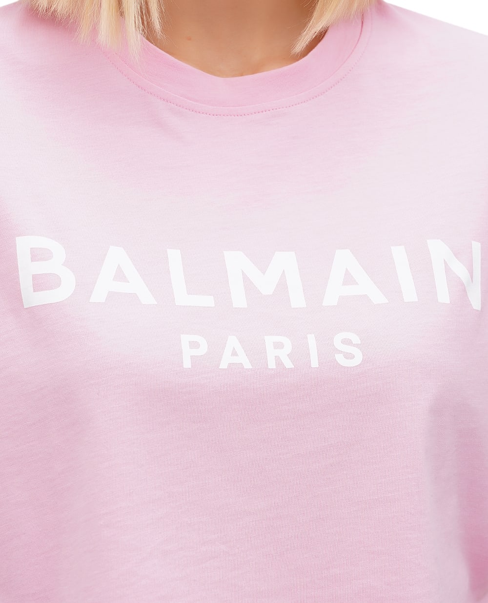 Футболка Balmain BF1EE020BB02-S, розовый цвет • Купить в интернет-магазине Kameron