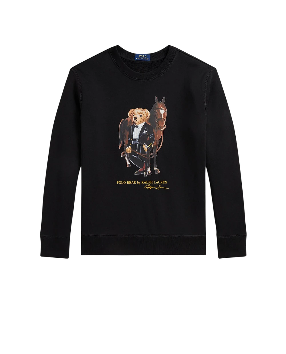 Детский свитшот Polo Bear Polo Ralph Lauren Kids 323A10261002, черный цвет • Купить в интернет-магазине Kameron