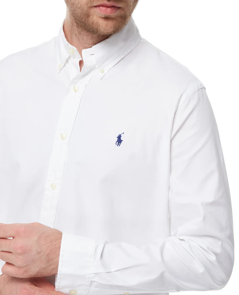 Рубашка Polo Ralph Lauren 710829480002, белый цвет • Купить в интернет-магазине Kameron