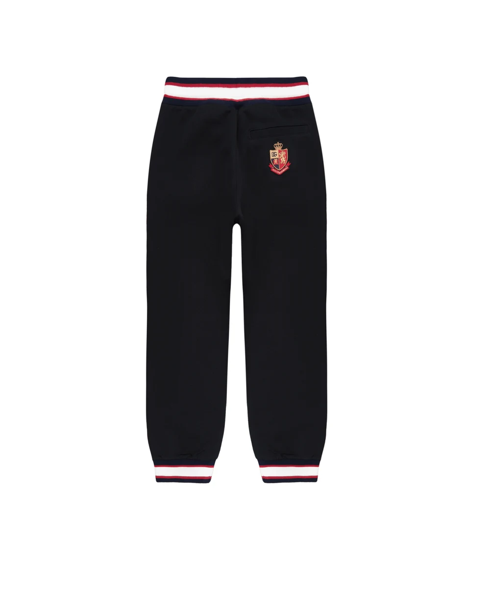 Детские брюки спортивные (костюм) Dolce&Gabbana Kids L4JPFY-G7E1V-B, темно-синий цвет • Купить в интернет-магазине Kameron