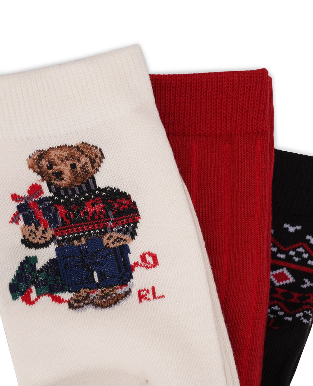 Детские носки Polo Bear (3 пары) Polo Ralph Lauren Kids 444927580001, разноцветный цвет • Купить в интернет-магазине Kameron