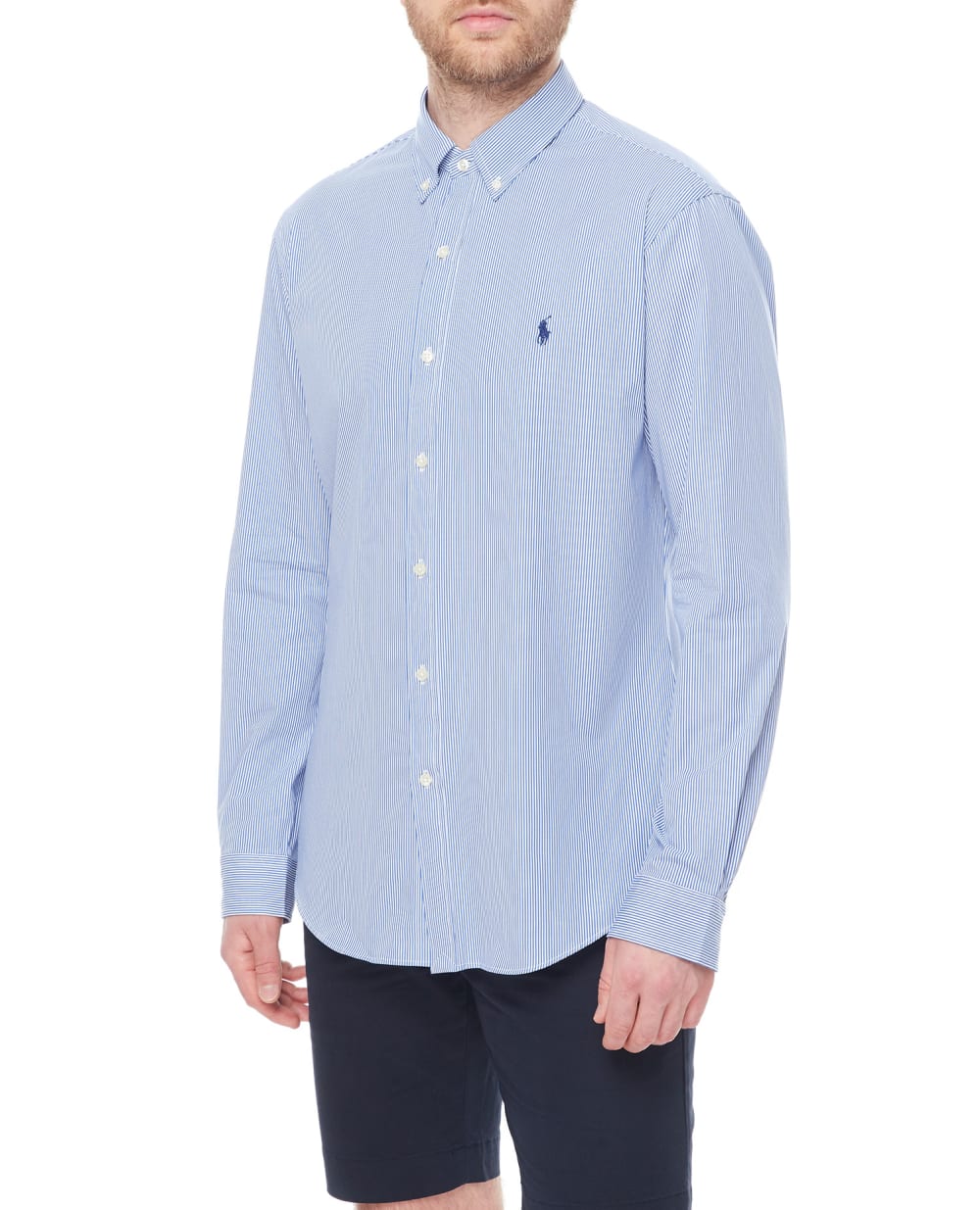 Рубашка Polo Ralph Lauren 710832480007, синий цвет • Купить в интернет-магазине Kameron