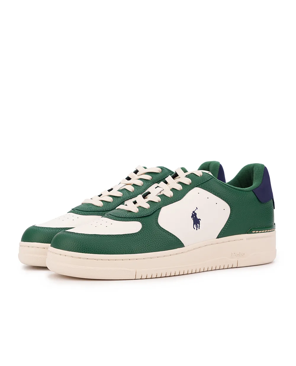 Кеды Masters Court Polo Ralph Lauren 809931571003, зеленый цвет • Купить в интернет-магазине Kameron