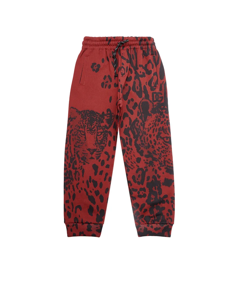 Спортивные брюки Dolce&Gabbana Kids L4JPEM-G7BUQ-B, красный цвет • Купить в интернет-магазине Kameron