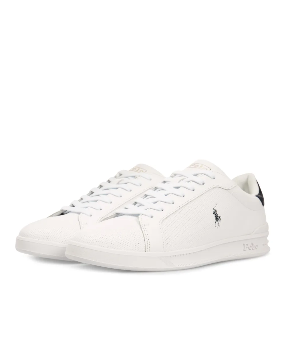 Кожаные сникеры Polo Ralph Lauren 809829825002, белый цвет • Купить в интернет-магазине Kameron