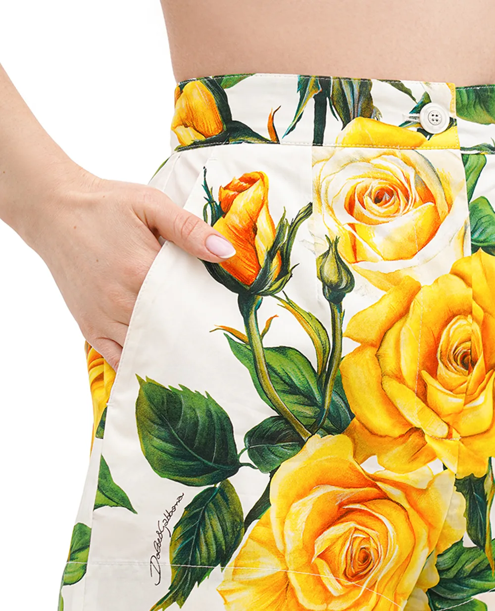 Шорты Dolce&Gabbana FTBTPT-HS5NO, желтый цвет • Купить в интернет-магазине Kameron