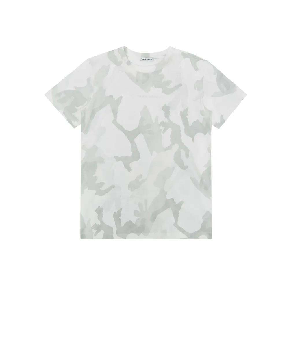 Футболка Dolce&Gabbana Kids L4JT9A-G7YIS-B, серый цвет • Купить в интернет-магазине Kameron