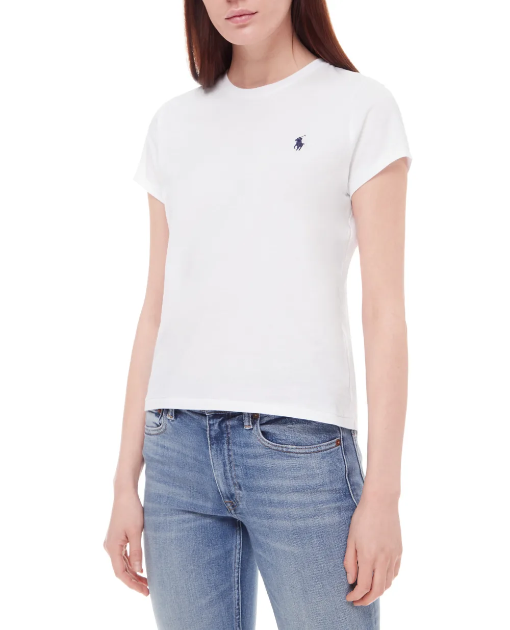 Футболка Polo Ralph Lauren 211847073009, белый цвет • Купить в интернет-магазине Kameron