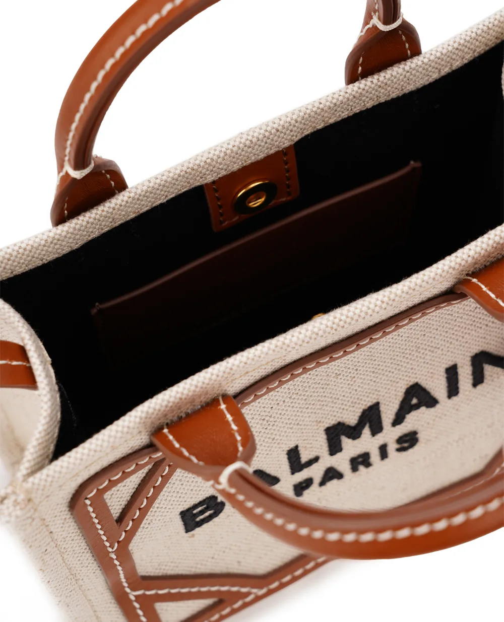 Сумка B-Army Small Balmain BN1FD808TDCS, бежевый цвет • Купить в интернет-магазине Kameron
