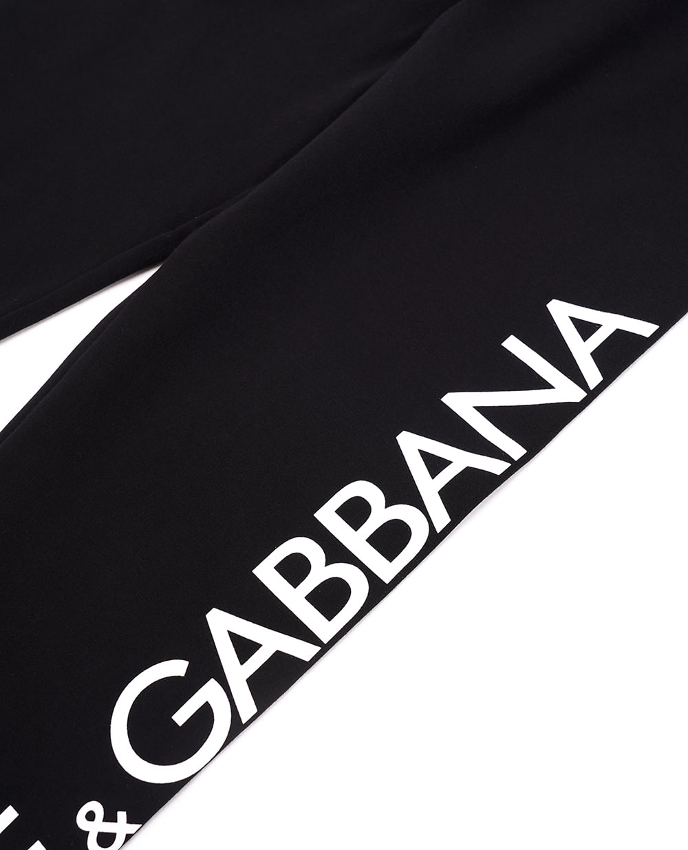 Детские леггинсы Dolce&Gabbana Kids L5JPB7-G7J1T-B, черный цвет • Купить в интернет-магазине Kameron