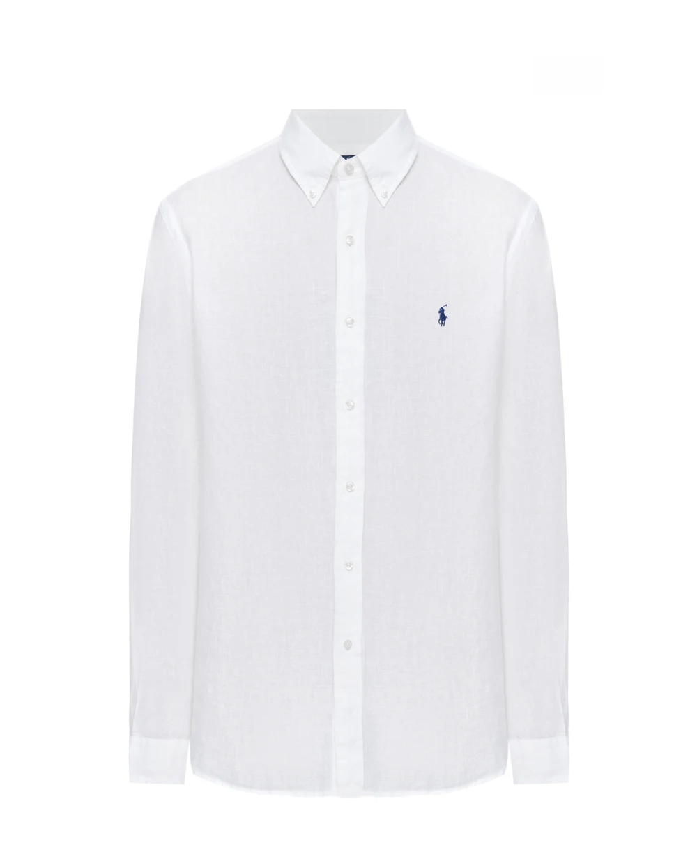 Льняная рубашка Polo Ralph Lauren 710829449002, белый цвет • Купить в интернет-магазине Kameron
