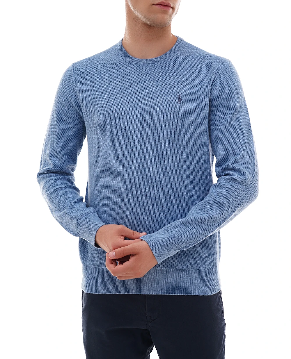 Свитер Polo Ralph Lauren 710918163512, голубой цвет • Купить в интернет-магазине Kameron