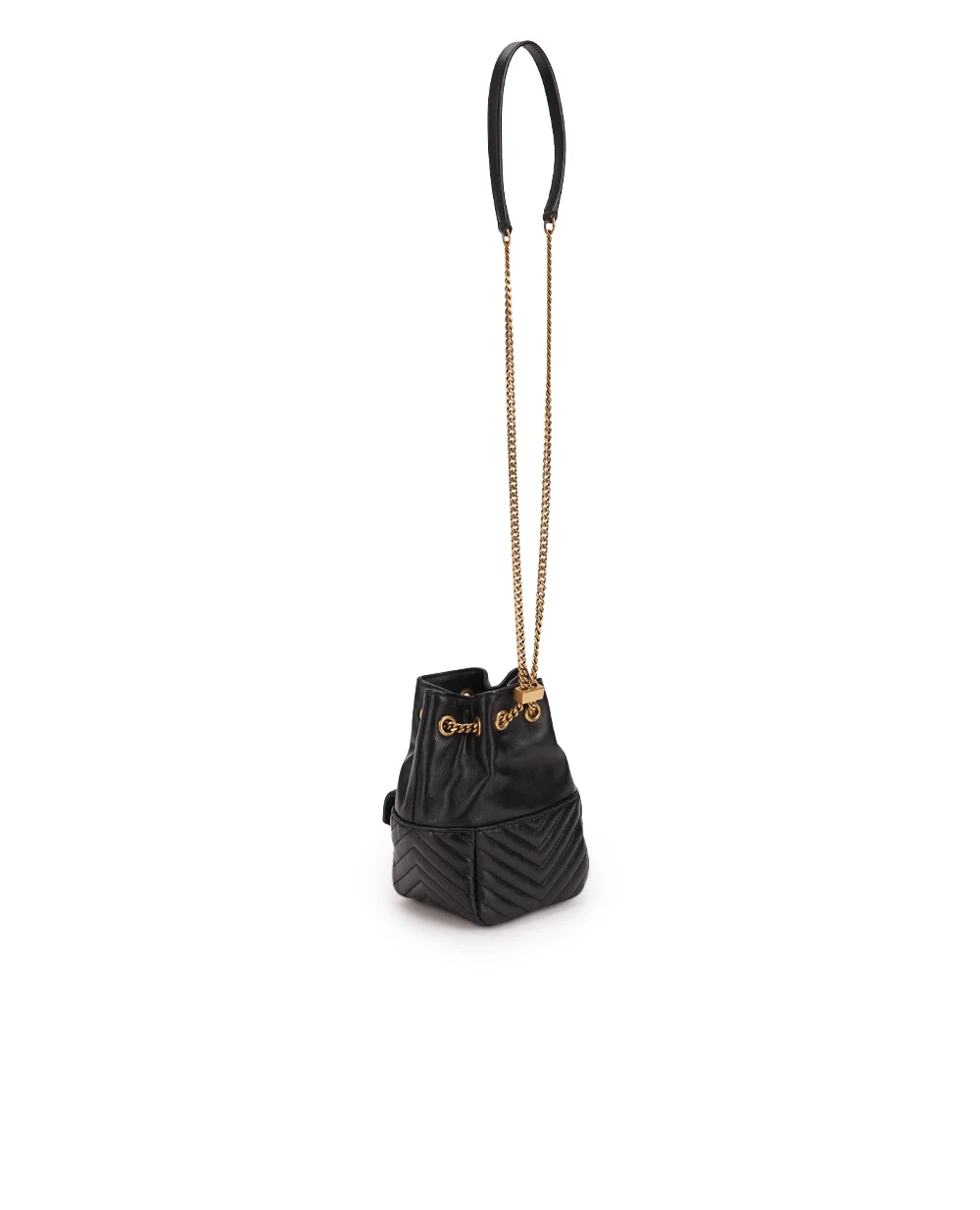 Кожаная сумка Joe Mini Saint Laurent 760745-1EL07, черный цвет • Купить в интернет-магазине Kameron