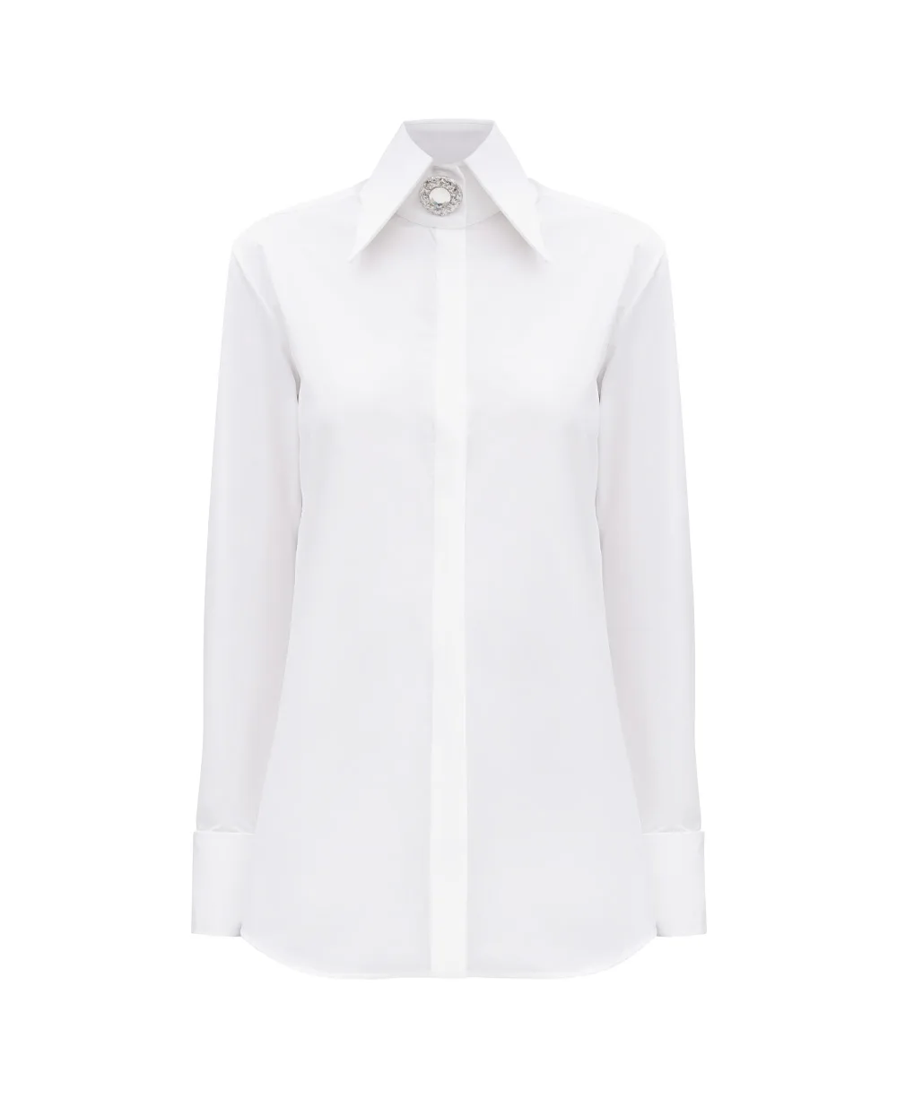 Рубашка Balmain BF0HS291CE48, белый цвет • Купить в интернет-магазине Kameron