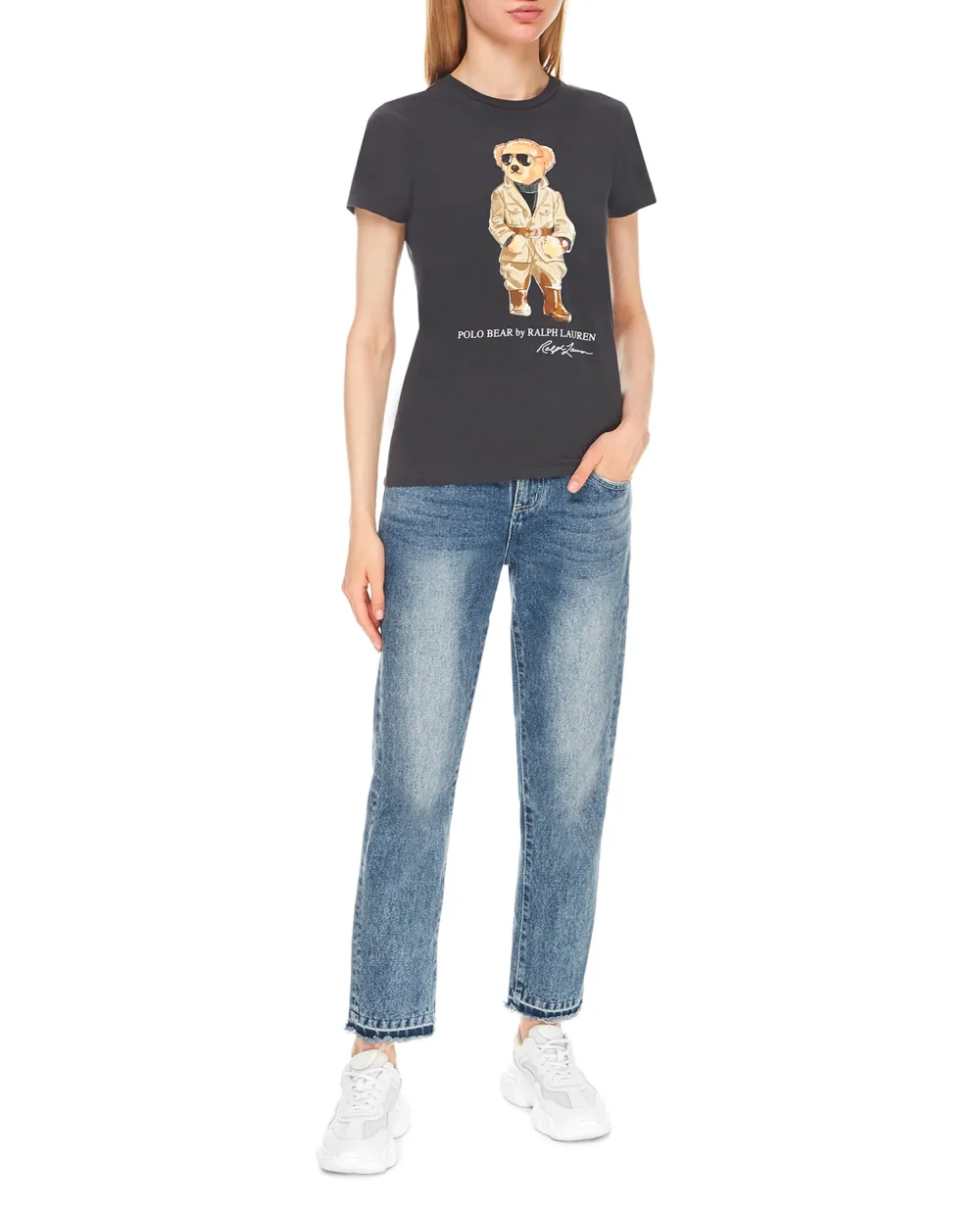 Футболка Polo Ralph Lauren 211839165002, черный цвет • Купить в интернет-магазине Kameron