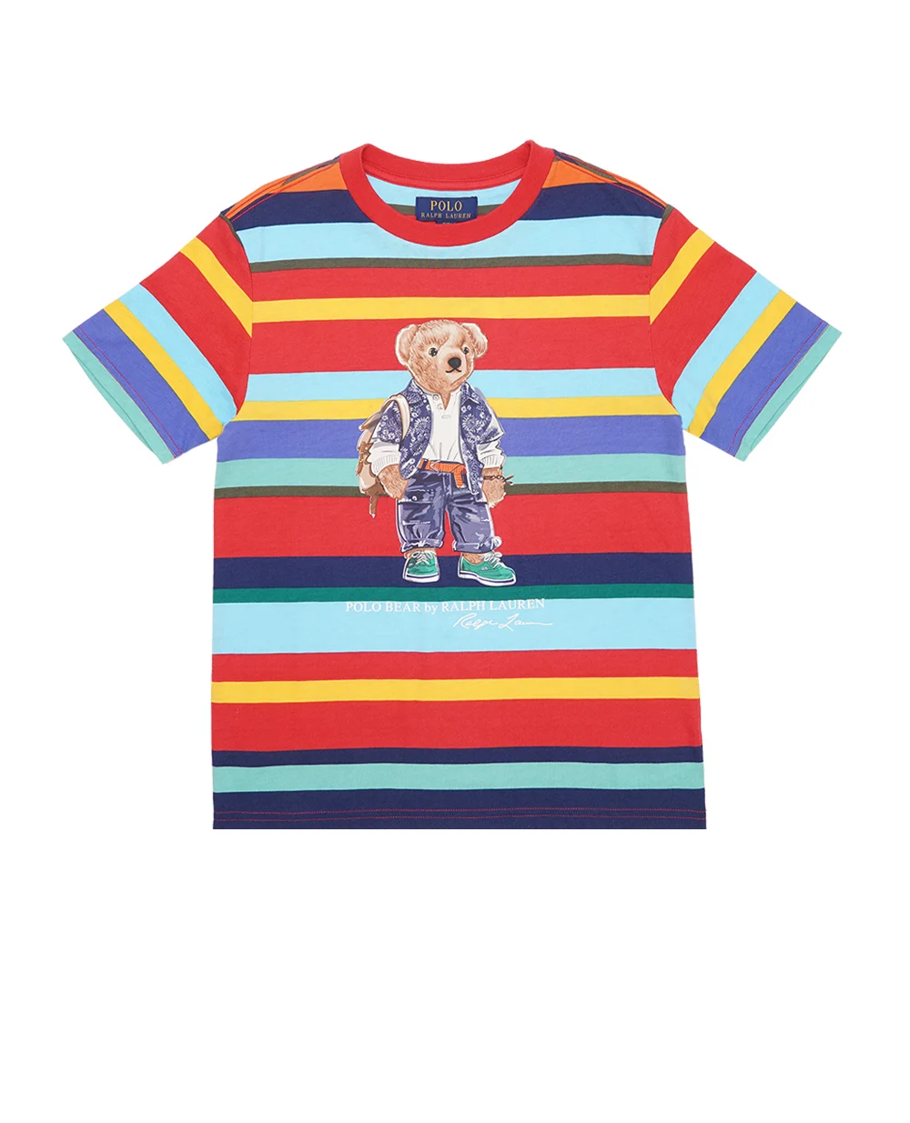Детская футболка Polo Bear Polo Ralph Lauren Kids 320910223001, разноцветный цвет • Купить в интернет-магазине Kameron