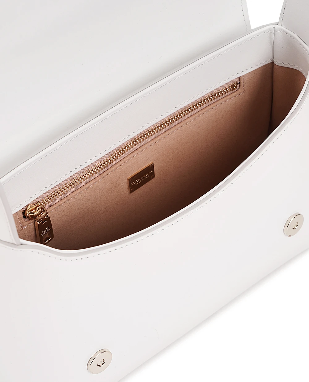 Кожаная сумка DG Logo Dolce&Gabbana BB7516-AW576, белый цвет • Купить в интернет-магазине Kameron