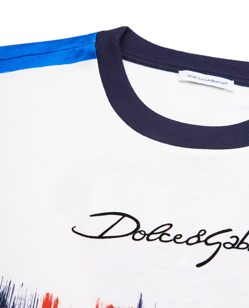 Футболка Dolce&Gabbana Kids L4JT8A-G7WUD-B, разноцветный цвет • Купить в интернет-магазине Kameron