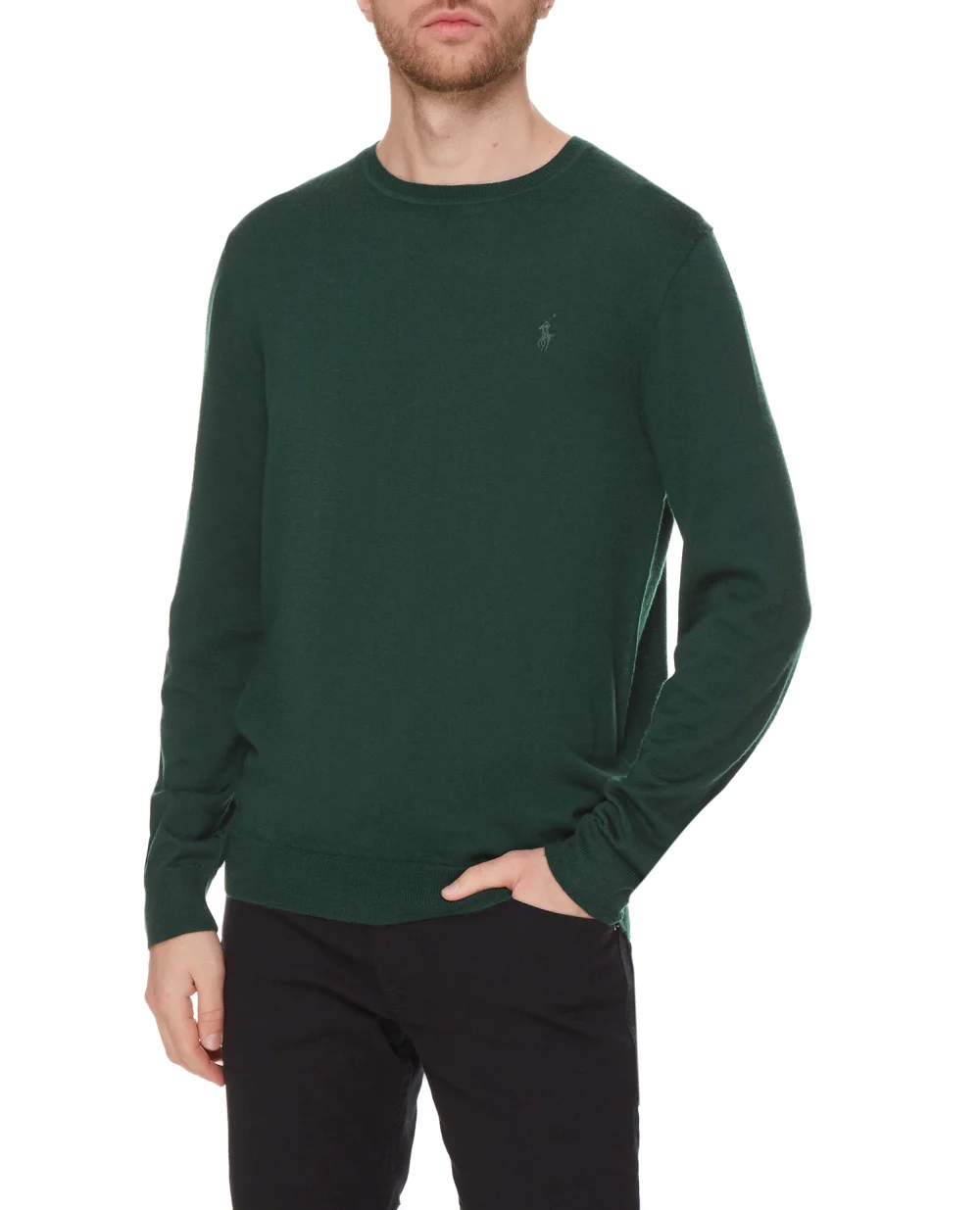 Шерстяной джемпер Polo Ralph Lauren 710714346022, зеленый цвет • Купить в интернет-магазине Kameron