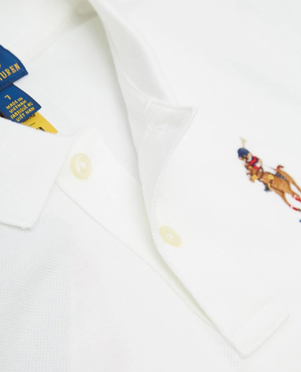 Поло Polo Ralph Lauren Kids 322853789001, белый цвет • Купить в интернет-магазине Kameron