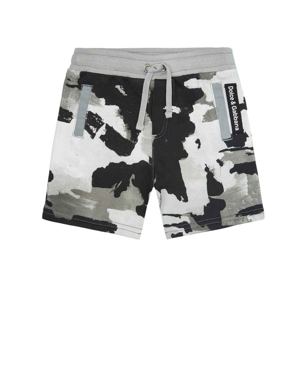 Детские шорты Dolce&Gabbana Kids L1JQH9-HS7E1, серый цвет • Купить в интернет-магазине Kameron