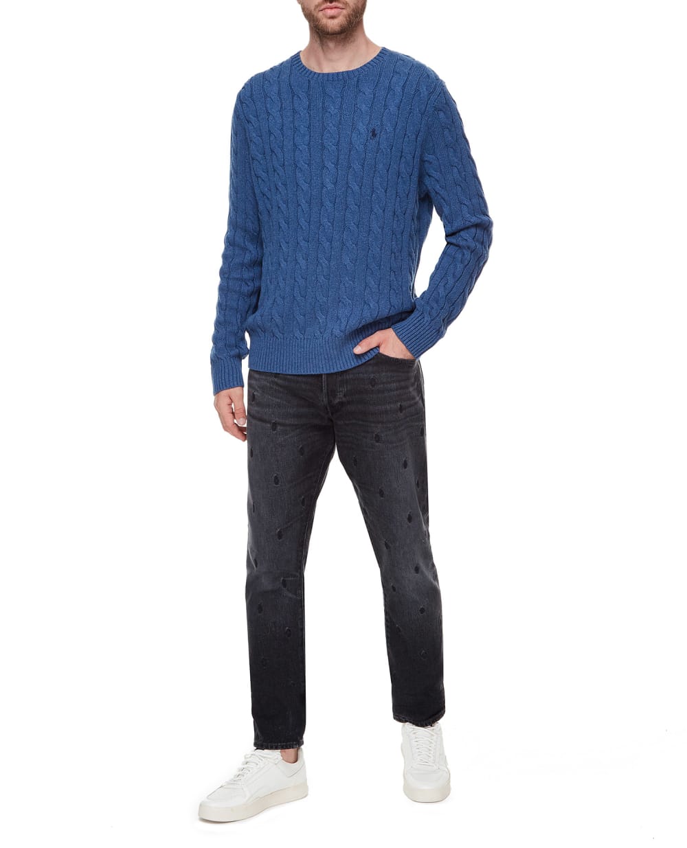 Джемпер Polo Ralph Lauren 710775885016, синий цвет • Купить в интернет-магазине Kameron