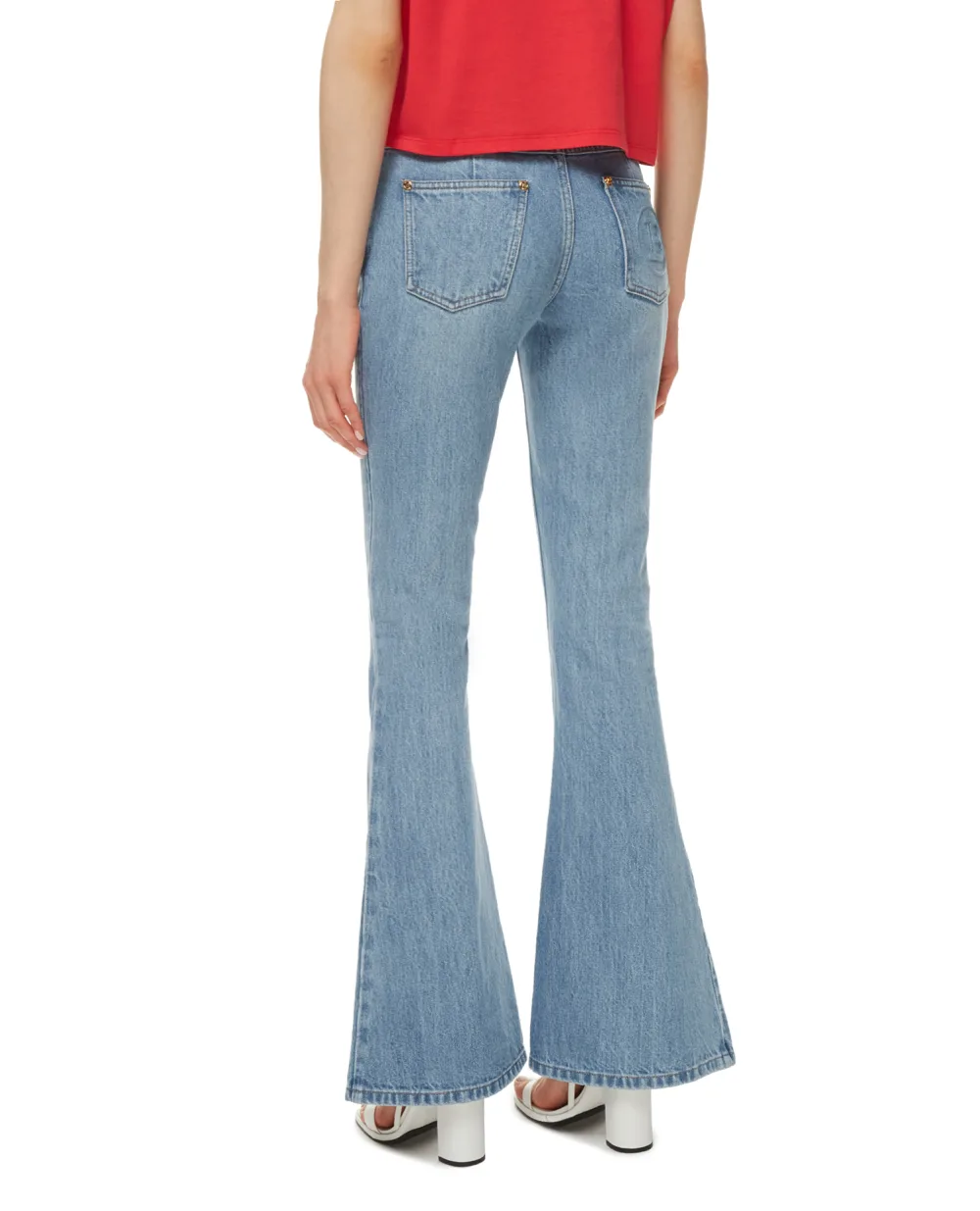 Джинсы Balmain VF0MJ010D114, голубой цвет • Купить в интернет-магазине Kameron