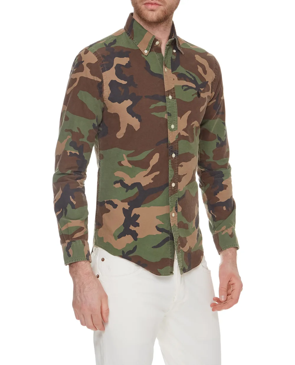 Рубашка Polo Ralph Lauren 710723607013, разноцветный цвет • Купить в интернет-магазине Kameron